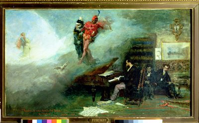Herinnering aan de Faust-fantasie, 1866 door Mariano José María Bernardo Fortuny y Carbó